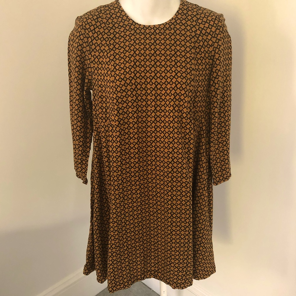 H & M Patterned Babydoll Dress